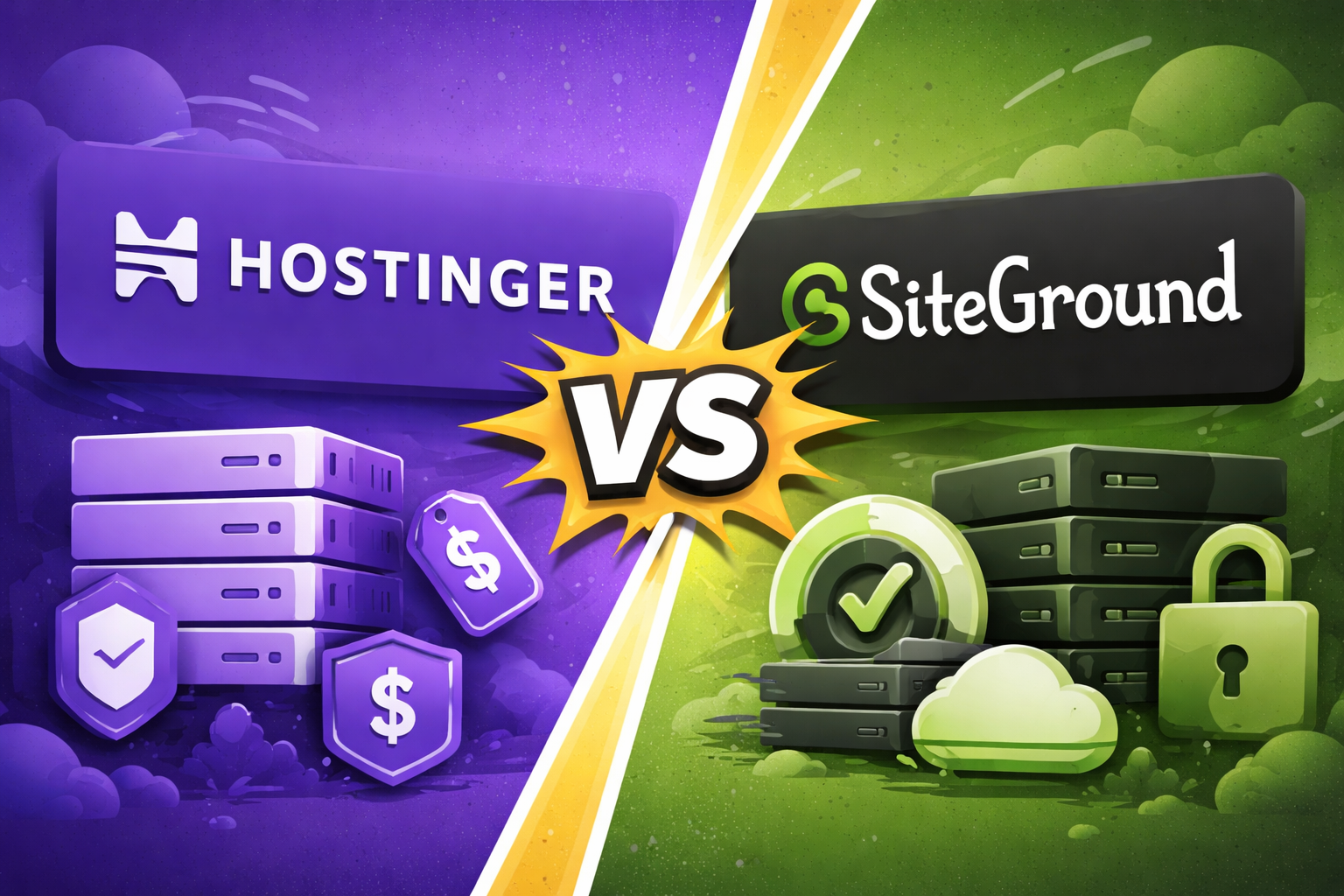 Hostinger vs SiteGround comparison