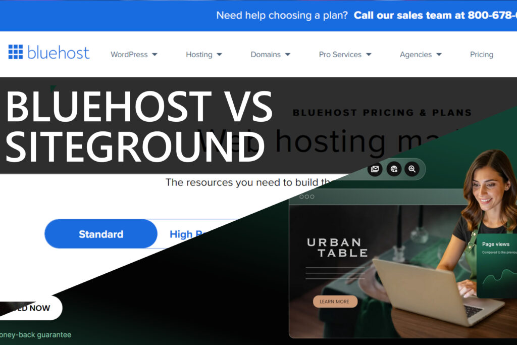 Bluehost vs Siteground