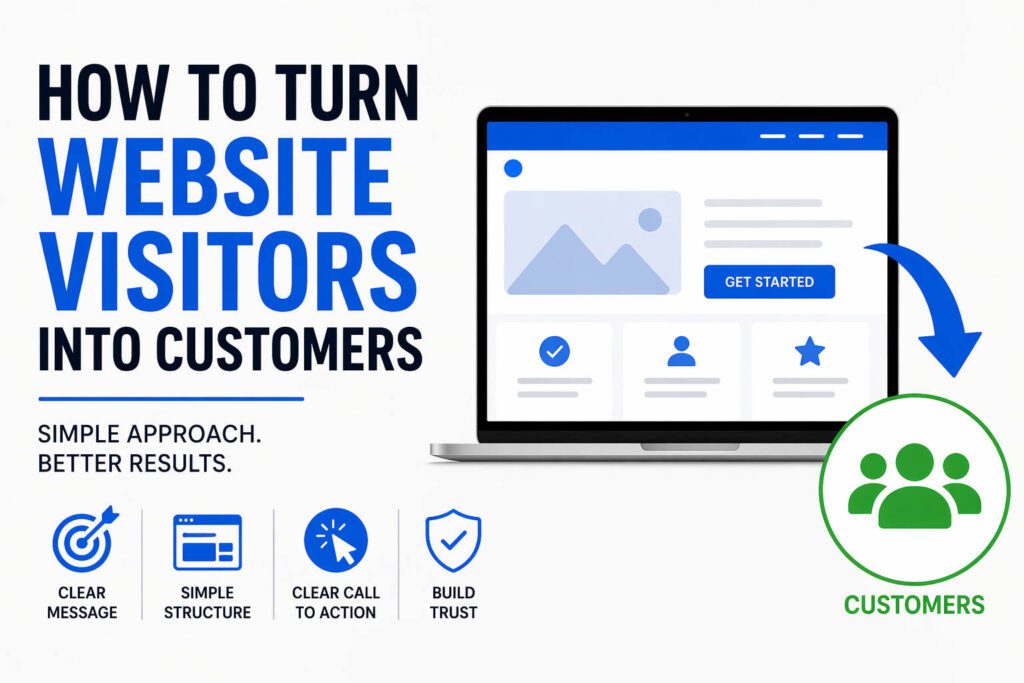 How to turn website visitors into customers?